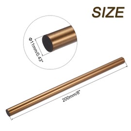 uxcell Mini Hot Glue Sticks for Glue Gun 11mm x 200mm Bronze Gold 12pcs