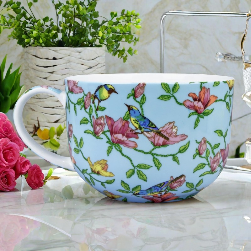 24oz Large Coffee Cups Soup Mugs with Handles Traditional Large