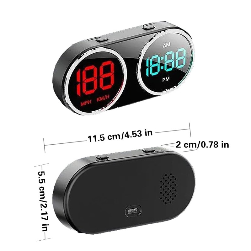 GPS Speedometer HUD, Upgraded HD Digital Head-Up Display with MPH
