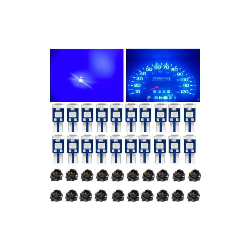 Led Bulb Dash Lights Super Blue Bright, T5 74 37
