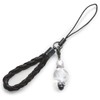Power Stone Snake Crystal Leather Strap (White Snake 0.5 inch