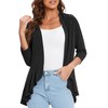 Urban CoCo Women's Casual Lightweight Open Front Cardigan Soft Draped