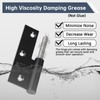 6 Pack Door Hinges Black Matte 3.5in x 2.5in Stainless