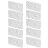 10Pcs Joining Plate Aluminum Flat Connecting Reinforcement Tool for Construction