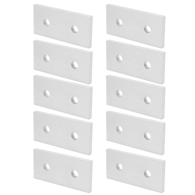 10Pcs Joining Plate Aluminum Flat Connecting Reinforcement Tool for Construction