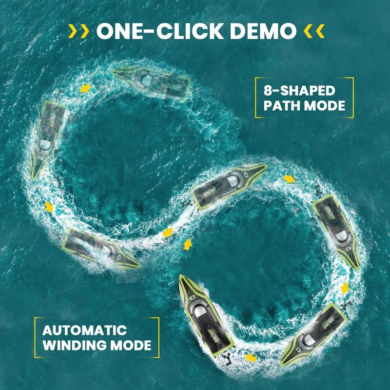 DEERC 2008 2.4GHz DEMO High Speed Remote Control Boat for