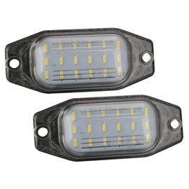 EALE FJ Cruiser GRJ15 80 Series 100 Series Land Cruiser 90 Series 120 Series Prado LED License Lamp License Plate Light High Brightness Integrated Lens Pure White 6000K