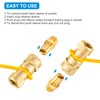 1/2" QDD LP Gas Quick Connect Fitting, Natural Propane Gas