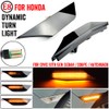 QKLsudua 1 pair Front Fender Marker Lights Dynamic Side Marker