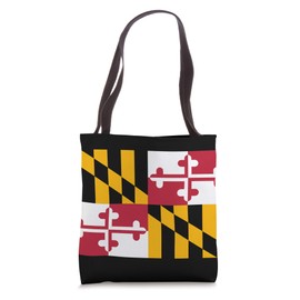 Patriotic American Gift Annapolis US State Flag USA Maryland Tote Bag