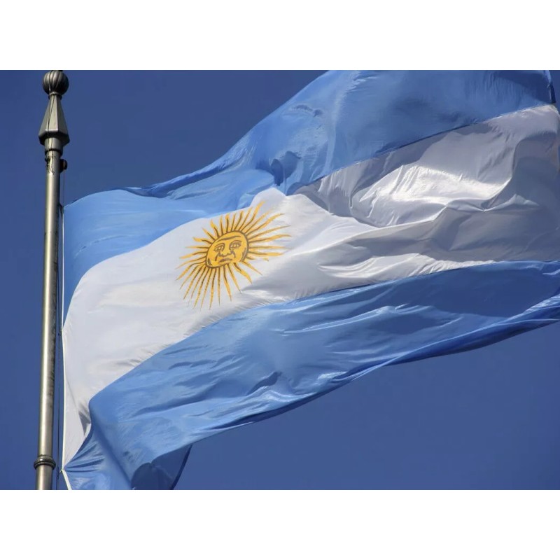 Bandera Pais Argentina 1.5m X 90cm Resistente Lavable Int Ex