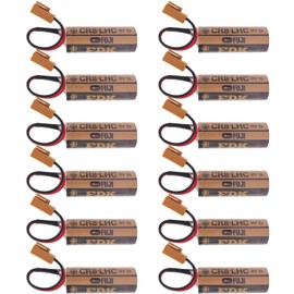 WELLVEUS「12 Pack」CR8.LHC 3V 2600mAh for Fuji FDK CR8-LHC, CR8-LHC 3V Battery Toto, Fuji CR8-LHC Battery 3V Automatic Flusher