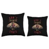 Funny Spotted Lanternfly Insect Pest Control Exterminator Throw Pillow