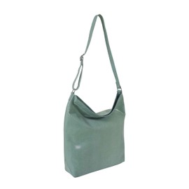 ASSOTS Stylish Genuine Leather Tote Bag for Women - Spacious, Zippered, and Perfect for Work, Beach bag, and Shopping (Granite Green)