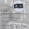 10 PCS 1/2 Beveled Square Washers in Plain Carbon Steel