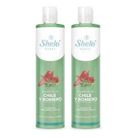 Shampoo Chile Romero Sheló Nabel Anticaída Crecimiento 2pz