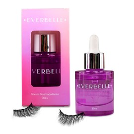 Everbelle Serum Desmaquillante Para Todo Tipo de Piel (30 ml) Con Vitamina E, Aceite de Ricino, Argán y Oliva que Quita Cualquier Maquillaje sin Sensación Grasosa