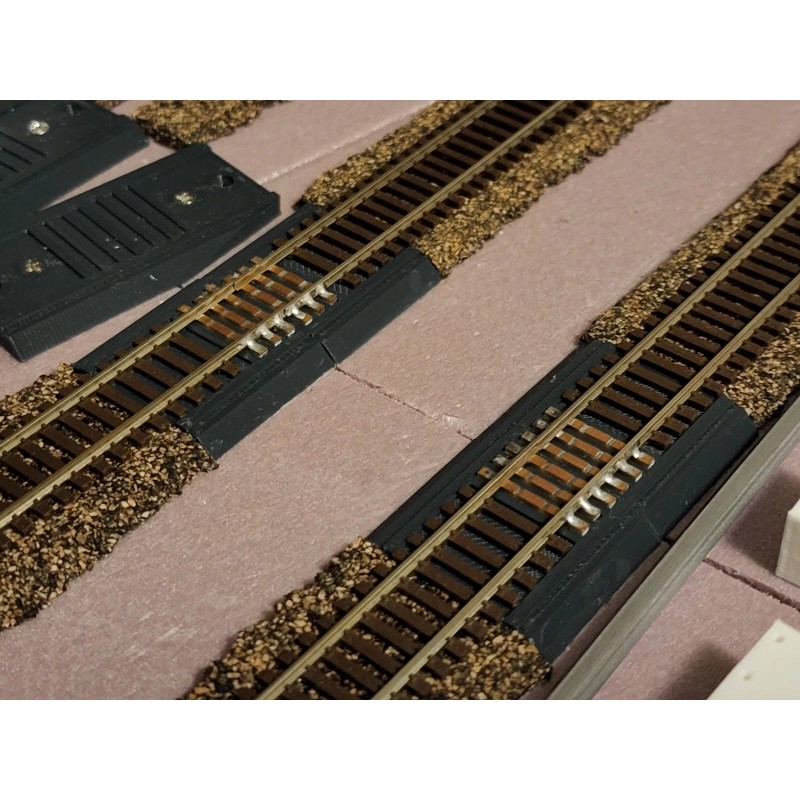 N SCALE CODE 55 MODULE STRAIGHT JOINT KIT BULK PACK