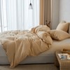 Simple&Opulence 100% Linen Duvet Cover Set, 3 Pieces Belgian Flax