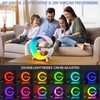 BKDRL Bluetooth Speaker Lamp with Wireless Charger, RGB Night Light,
