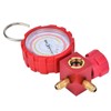 G1/4 Air Condition Manifold Gauge，-30~800psi High Pressure A/C Refrigeration Tool，A/C