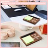 Sticky Note Holder Wooden Notepad & Pen Holder 6.5" x