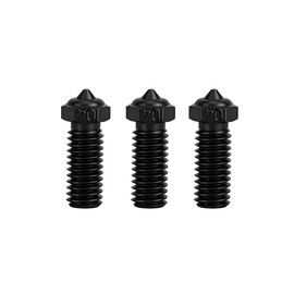 3 Pcs Hardened Steel Nozzles for R QIDI Q1 Pro/X-Max 3 / Q1 Pro/X-Plus 3 / X-Smart 3 Extruder hotend,High Temperature Resistance nozzles for R QIDI 3D Accessory (0.4mm)