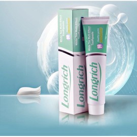 Longrich Toothpaste, WhiteTea, Fluoride Free, Deep Cleaning Jumbo Size (200g)