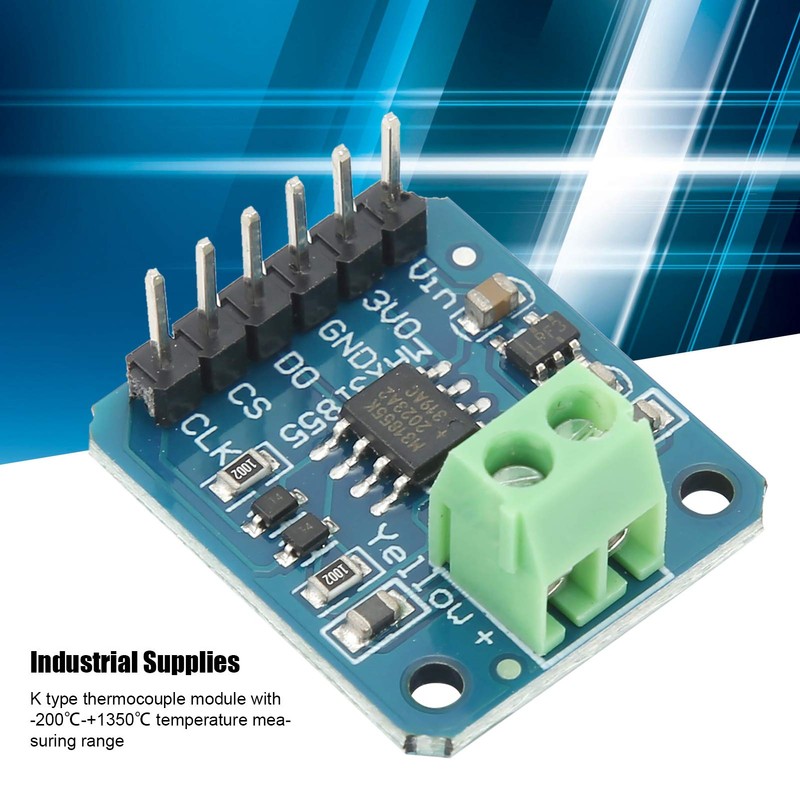 MAX31855 Module + K-Type Thermocouple Thermocouple Sensor Temperature ‑200℃~1350℃ Thermocouple