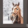 Tanlaby Horse Window Stickers Farm Animals Window Stickers Reusable Double-Sided