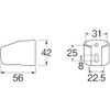 SANEI PS32-85-C PC Shower Hanger with Screw Position, Adjustable Screw