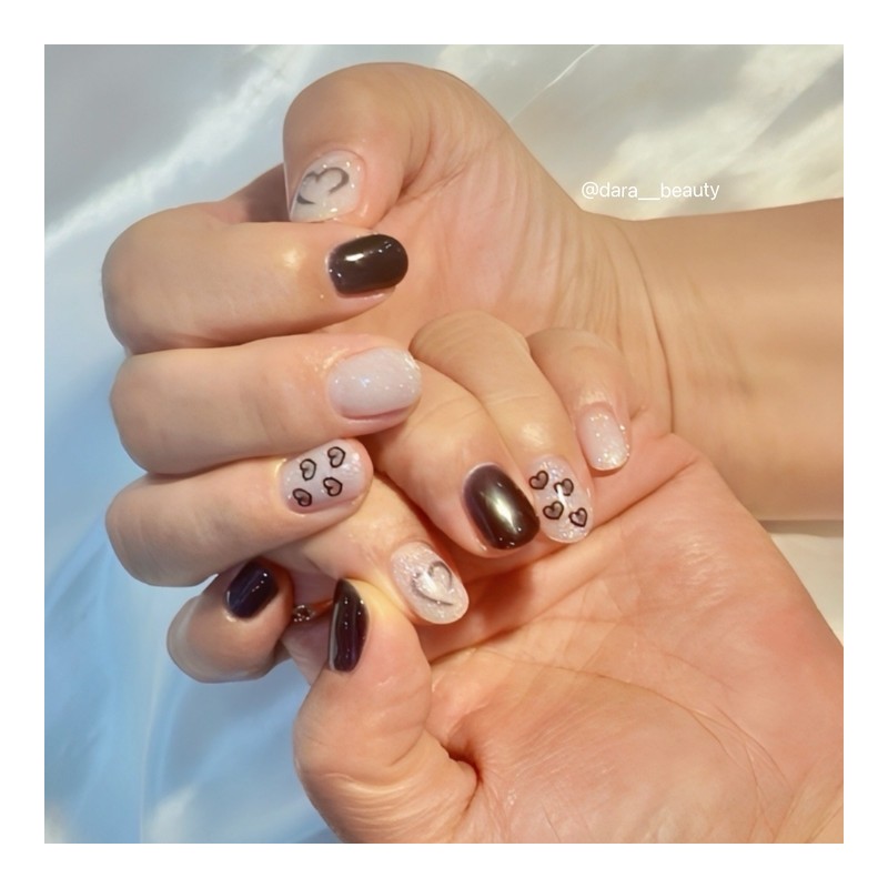 Dara Beauty January 2025 Art of the MonthHeart Nail❣ -