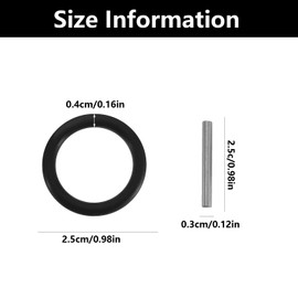 30 PCS Replacement Pin and O-Ring, O Rings for Pressure Washer, 4mm Impact Ring and 3x25mm Socket Pins, for Impact Wrench, Pressure Washer