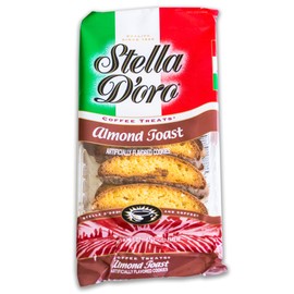 Stella D'oro Almond Toast (3, 6.6oz packs) - Variety Pack - Lady Stella Assorted Cookies (1, 10oz pack) - Gourmet Italian Treats - 4 Items Total