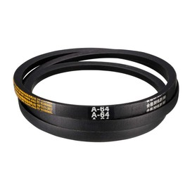 sourcing map A-64 Drive Belt 64 Inch Pitch Length Industrial Rubber Transmission Belt