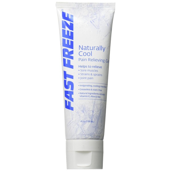 Fast Freeze All-Natural Cooling Pain Relief Therapy: Gel Tube, 4 fl oz