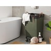 StorageWorks 160L Laundry Basket with Wheels, Large Rolling Hampers for