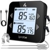 Dual Probe Digital Meat Thermometer - Waterproof, Rechargeable, Bright LCD,