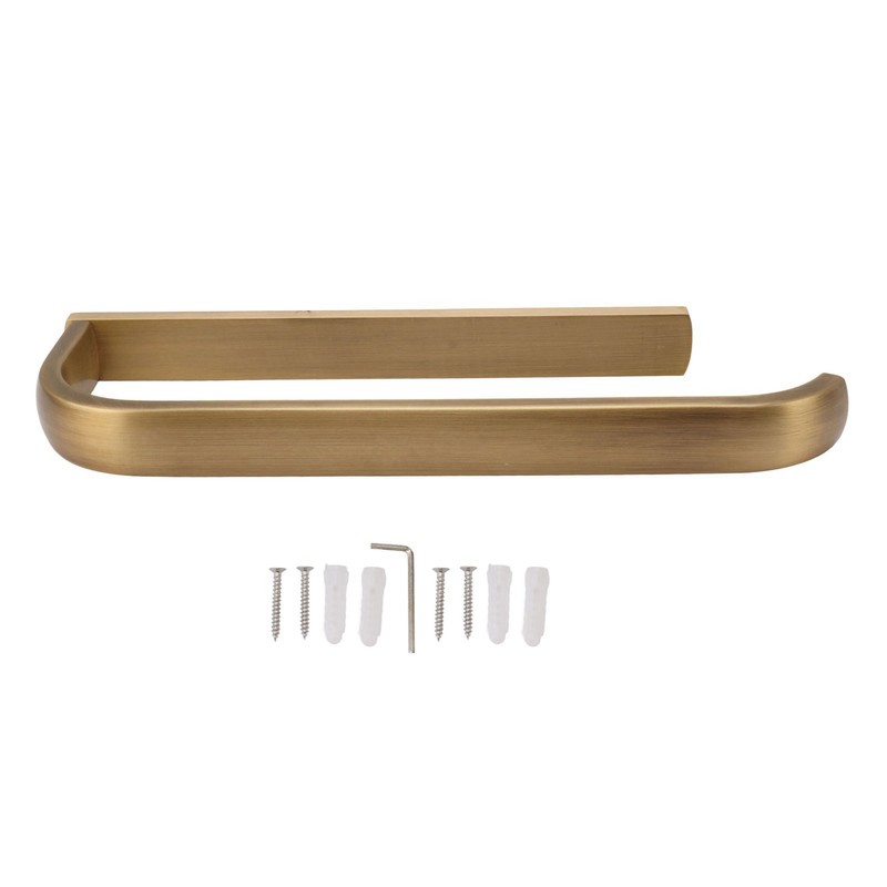 Wall Mounted Towel Rack Stainless Steel Retro Style Space Saving