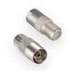 HB-Digital 2-Piece SAT Antenna Adapter Set – Antenna Plug (Male)