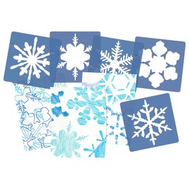 Roylco 1434845 Super Snowflake Stencil, 8" Size