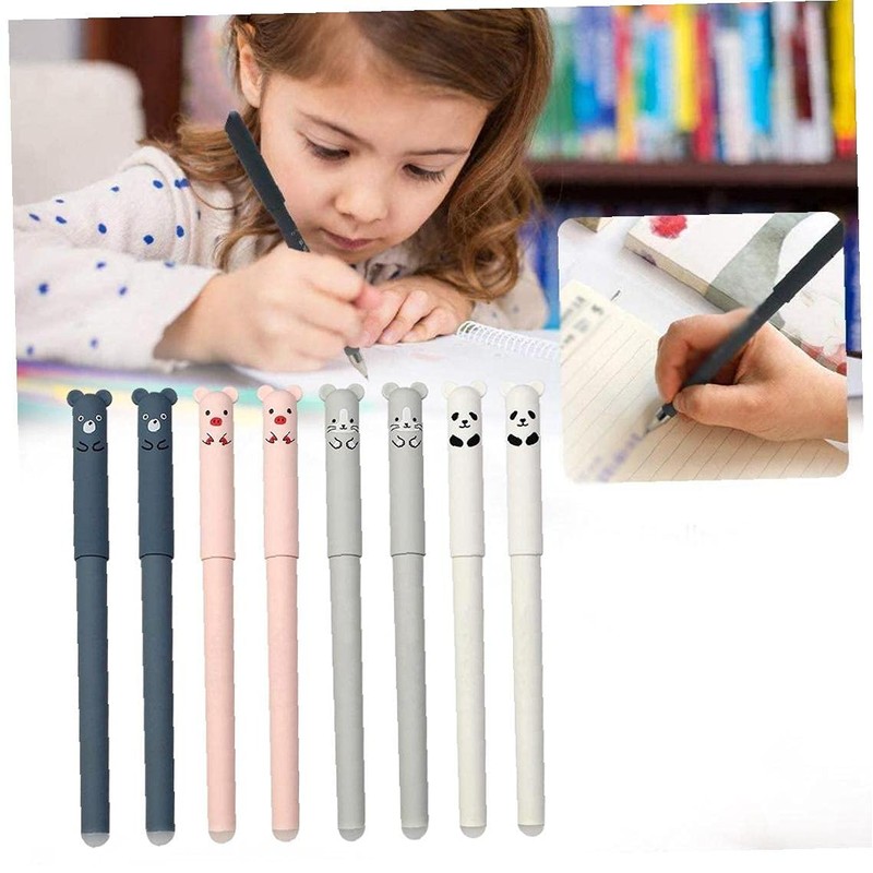 Gel Lápiz Set Rollerball Borrable Relabajos Lindo Dibujos animados Animal