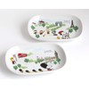 Snoopy Oval Plate London & Paris 2 Pattern Set 3870060