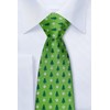 Retreez Mens Woven Christmas Tie Christmas Tree 8cm, Green