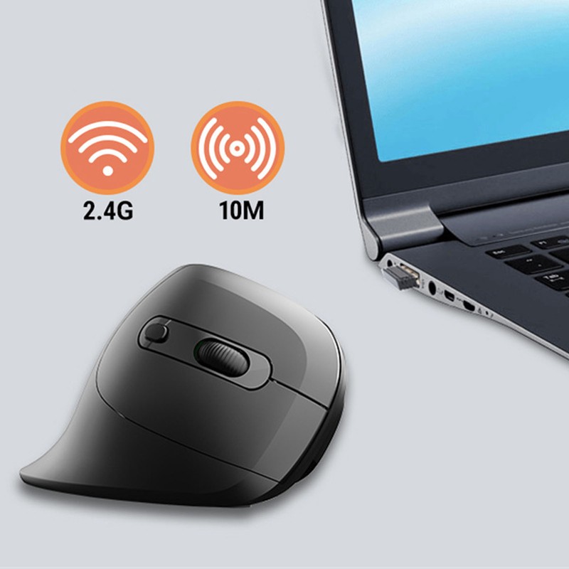 Wireless Vertical Mouse Ergonomic 6 Buttons 800 1200 2400 3200