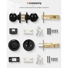 Probrico Front Door Keyed Entry Knobs and Single Cylinder Deadbolt