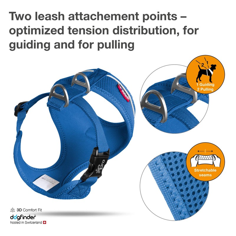 Basic Harness Air-Mesh Blue M