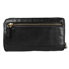 BZNA Willa Women's Vintage Leather Wallet Black, black, purse