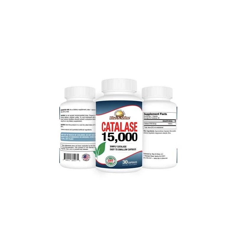 RISE-N-SHINE Catalase 15,000 30 Capsules