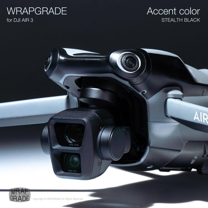 WRAPGRADE Skin Stickers Compatible with DJI Air 3 | Accent